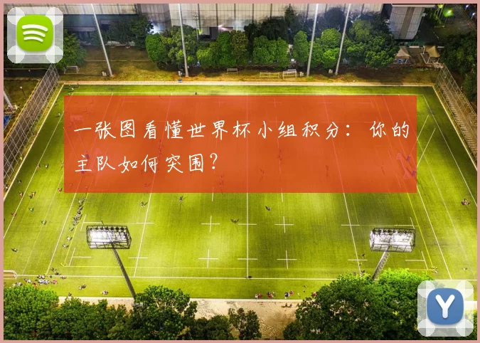 一张图看懂世界杯小组积分:你的主队如何突围?