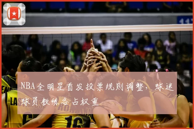 NBA全明星首发投票规则调整,球迷球员教练各占权重